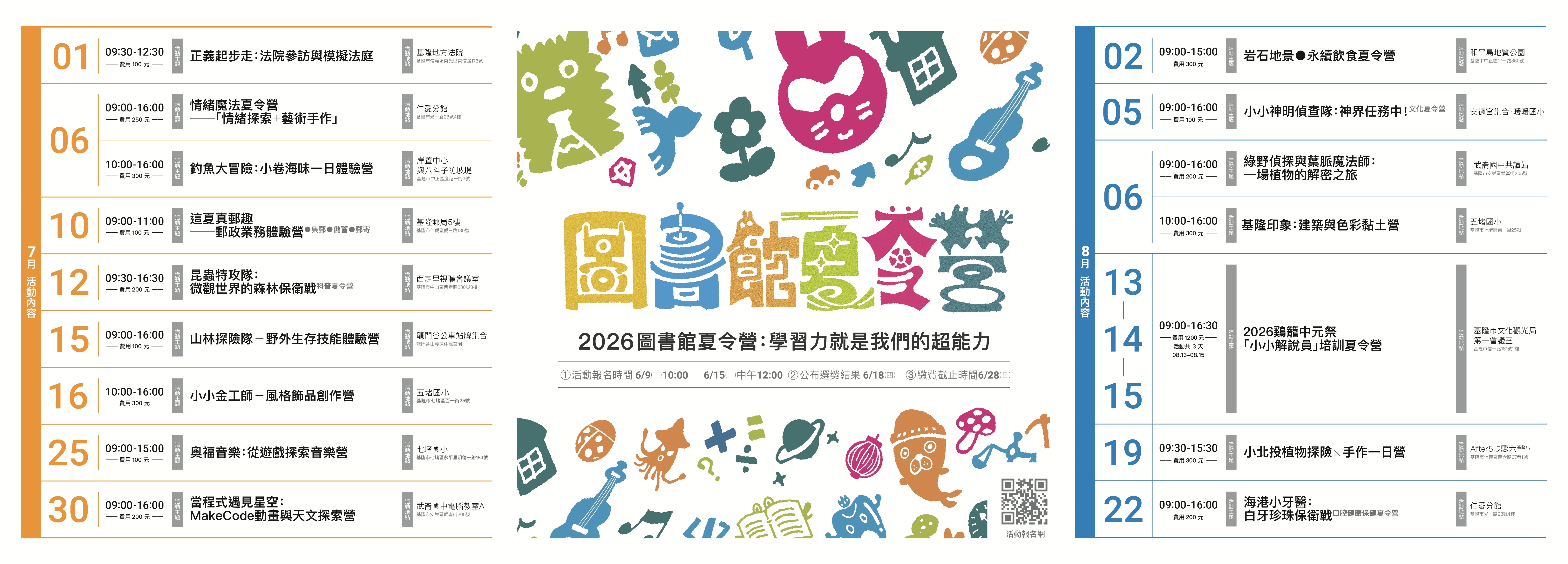 2026圖書館夏令營