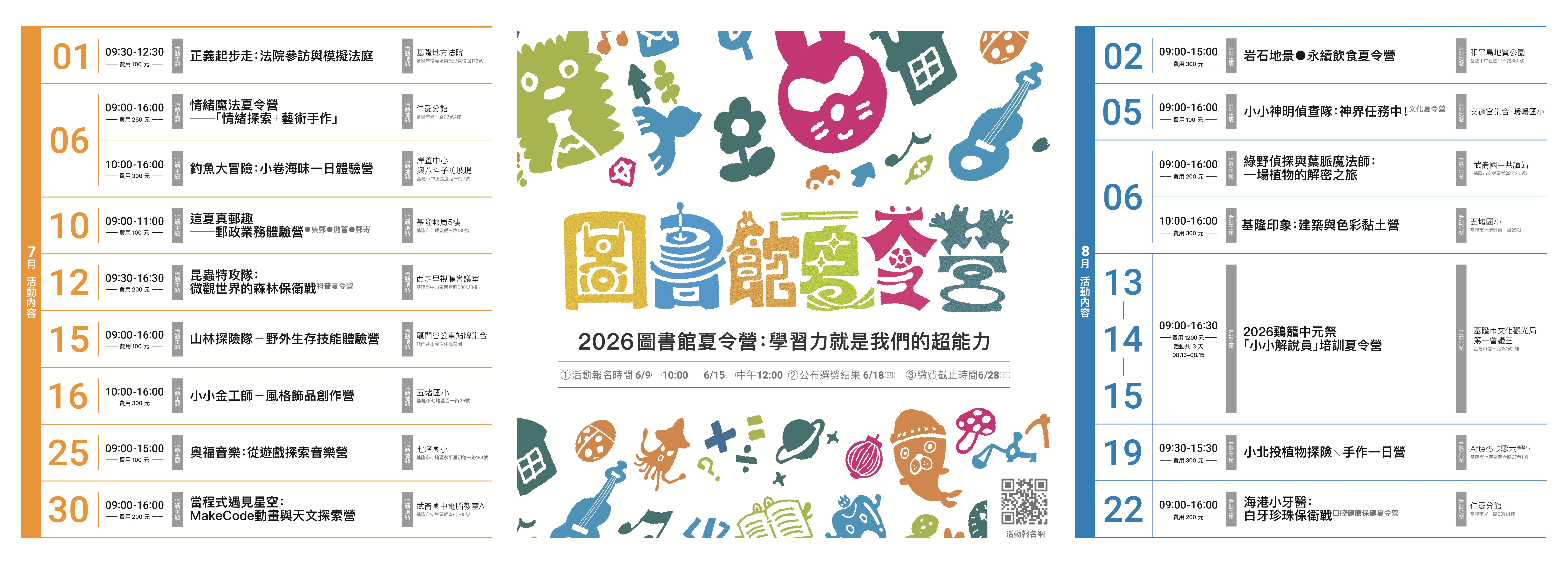 2026圖書館夏令營
