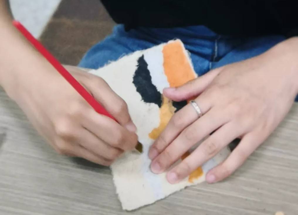 開心的一天印章相框創作
