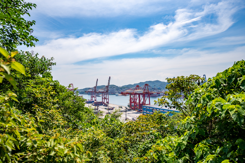 場地遠眺空景角度